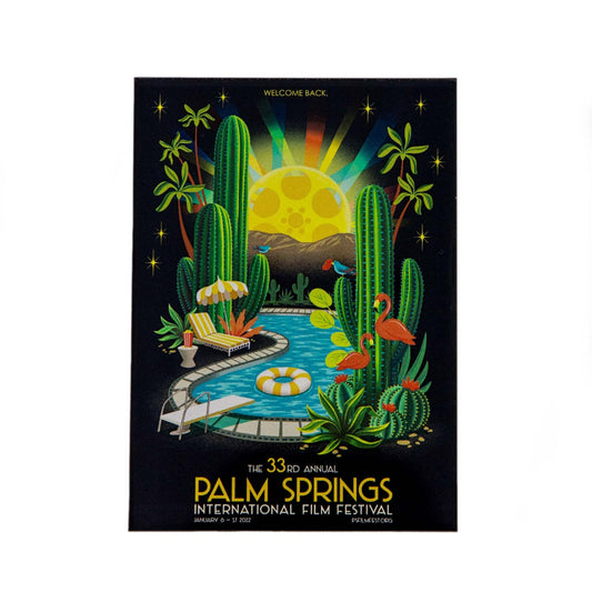 2022 Film Festival Poster Acrylic Magnet - 1/4 acrylic