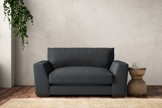 Guddu Love Seat - Recycled Cotton Thunder